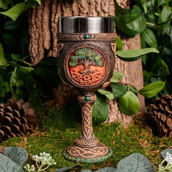Celtic Tree of Life Goblet