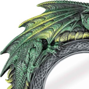 Green Dragon Wall Mirror