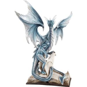Dragon Spell Book Statue