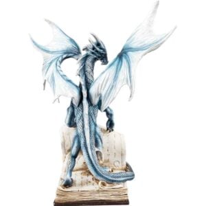 Dragon Spell Book Statue