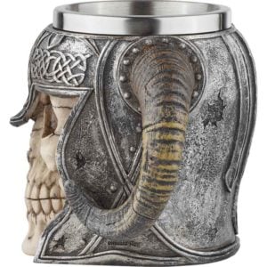 Viking Warrior Skull Helmet Tankard