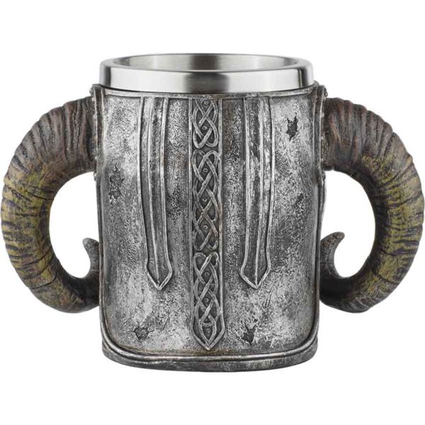 Viking Warrior Skull Helmet Tankard