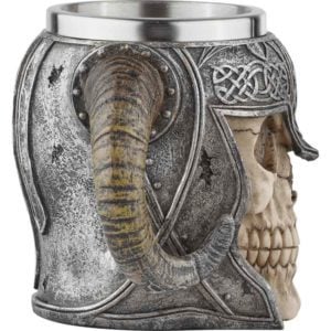 Viking Warrior Skull Helmet Tankard