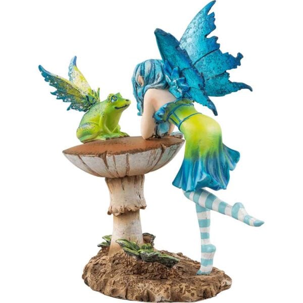 Frog Gossip Fairy Statue