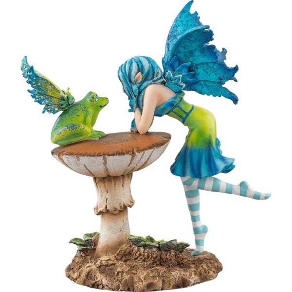Frog Gossip Fairy Statue