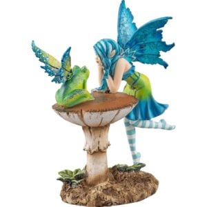 Frog Gossip Fairy Statue