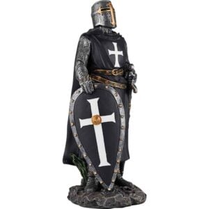 Fearless Crusader Knight Statue