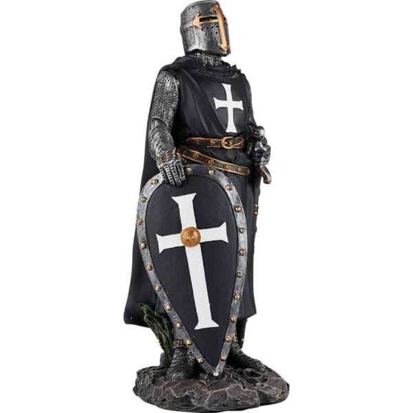 Fearless Crusader Knight Statue