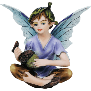 Acorn Fairy Boy Statue