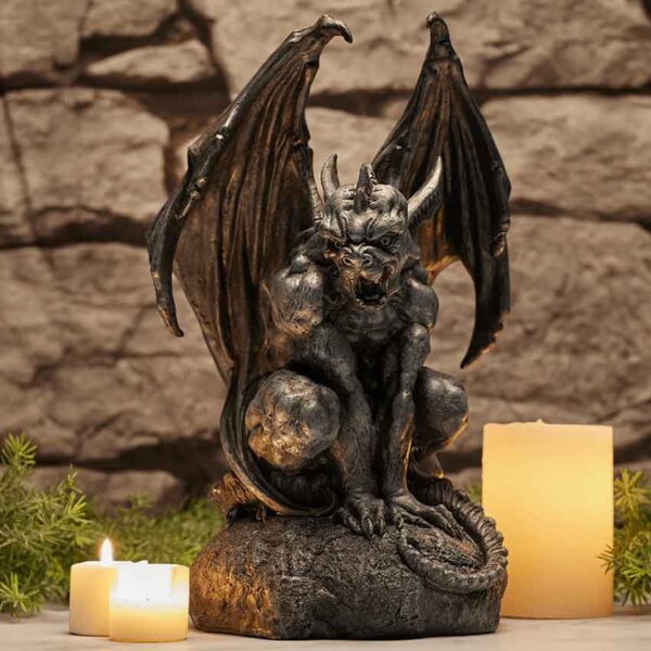 Watchful Gargoyle Statue