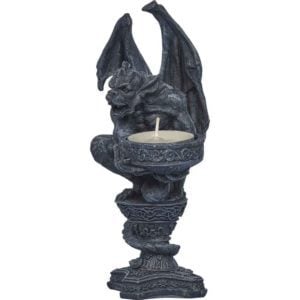 Squatting Gargoyle Tea Light Holder