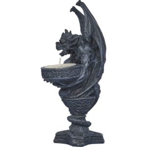 Squatting Gargoyle Tea Light Holder