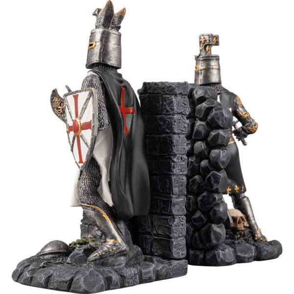 Crusader Knights Bookend Set