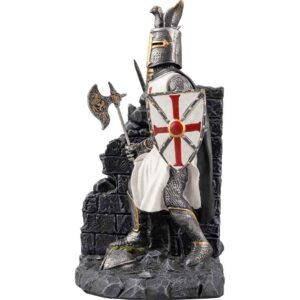 Crusader Knights Bookend Set