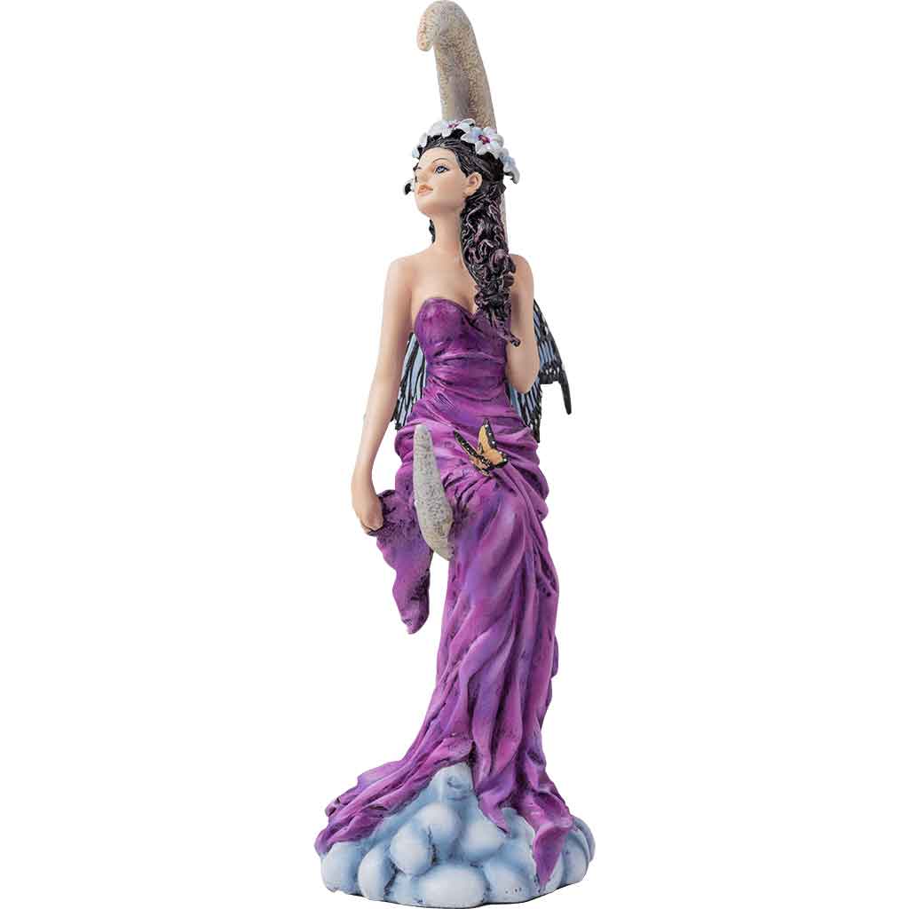Amethyst Moon Fairy Statue - CC12494