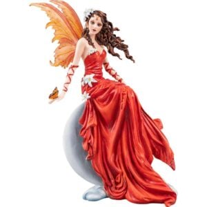 Crimson Lily Fairy Statue