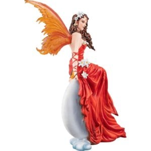 Crimson Lily Fairy Statue