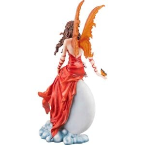 Crimson Lily Fairy Statue