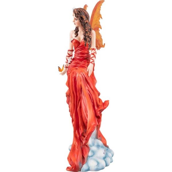 Crimson Lily Fairy Statue
