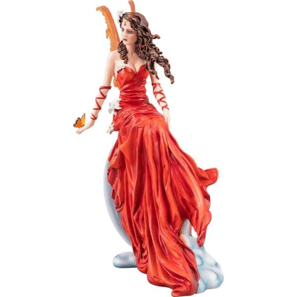 Crimson Lily Fairy Statue