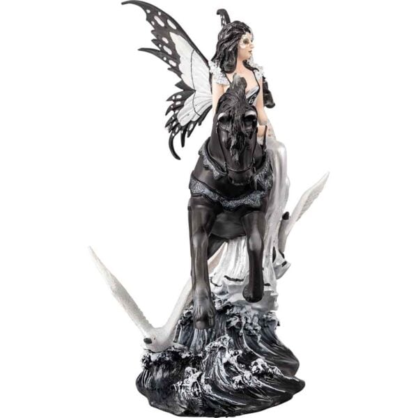 Swan Fairy with Horse Statue