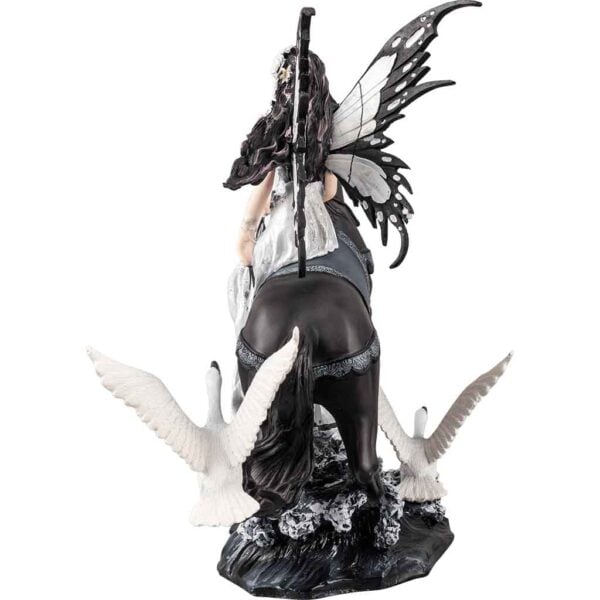 Swan Fairy with Horse Statue