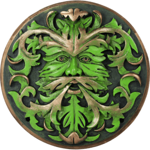 Bronzed Greenman Plaque