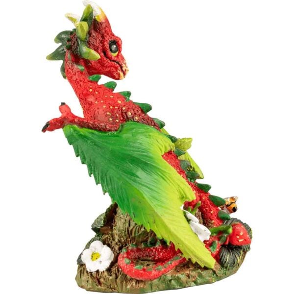 Strawberry Dragon Statue