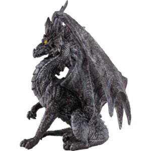 Black Checkmate Dragon Statue