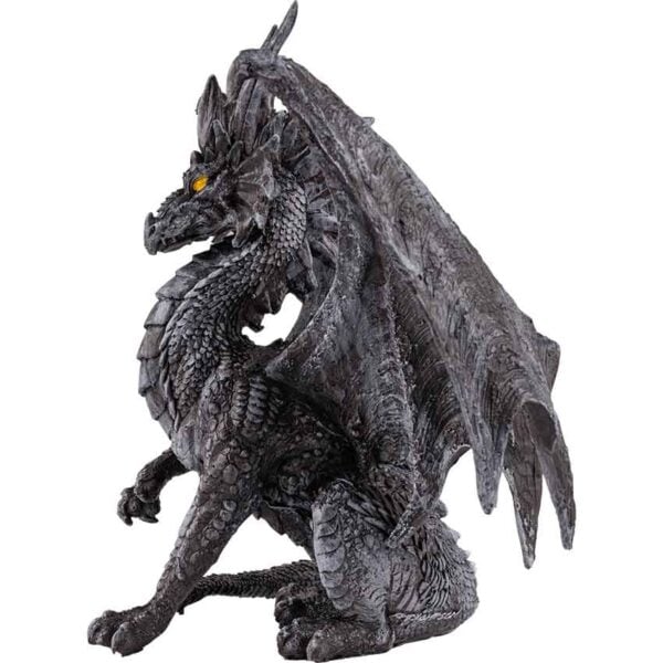 Black Checkmate Dragon Statue