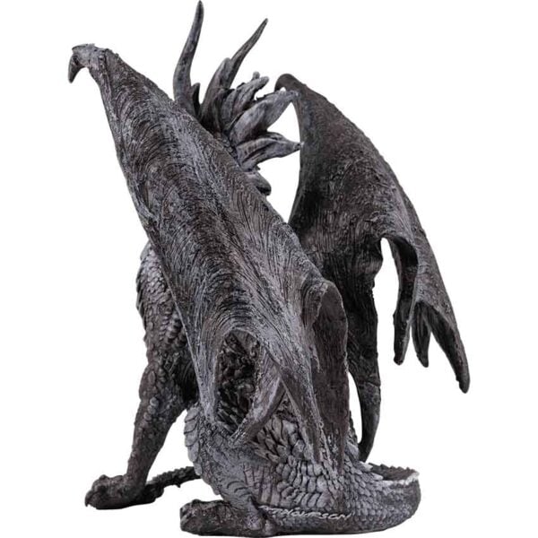 Black Checkmate Dragon Statue