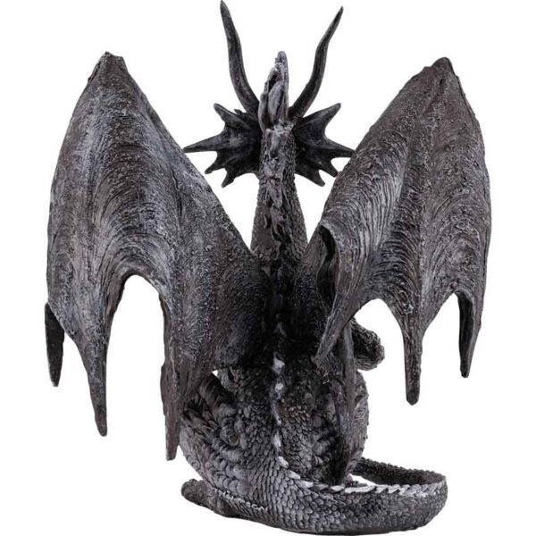 Black Checkmate Dragon Statue