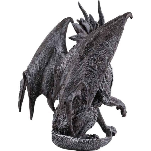 Black Checkmate Dragon Statue