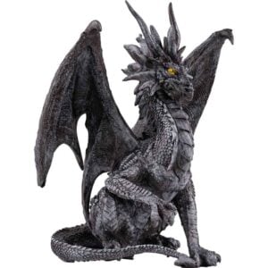 Black Checkmate Dragon Statue