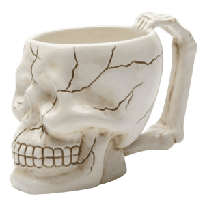 White Skull Mug
