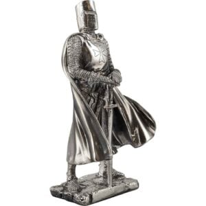 Standing Crusader Knight Statue