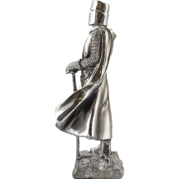 Standing Crusader Knight Statue
