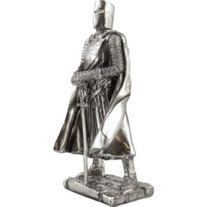 Standing Crusader Knight Statue