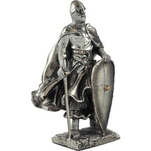 Resting Crusader Knight Statue