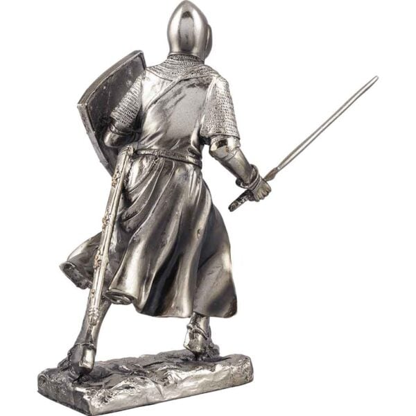 Valiant Crusader Knight Statue