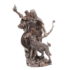 Bronze Skadi Statue