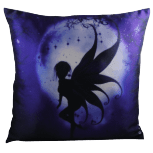 Indigo Fairy Pillow by Julie Fain