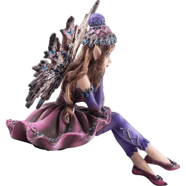 Thoughtful Fairy Sitter Statue