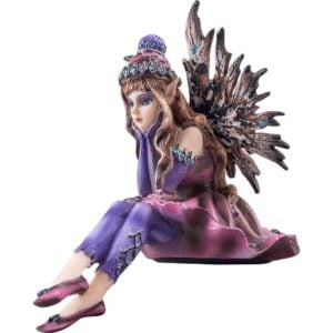 Thoughtful Fairy Sitter Statue