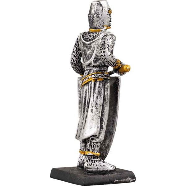 Medieval Knight Axeman Statue