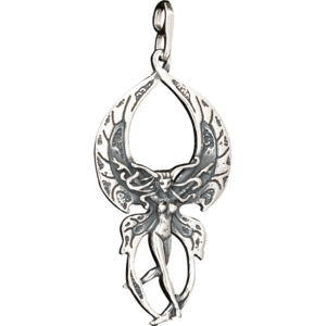 3D Butterfly Fairy Pendant