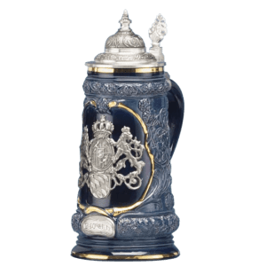 Blue Bavarian Beer Stein