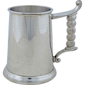 Sailors Pewter Tankard with Rope Handle