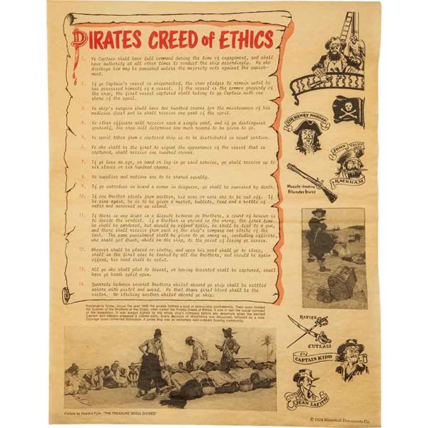 Pirates Creed of Ethics