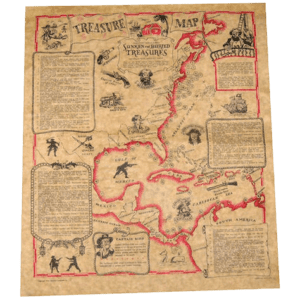 Buccaneers Treasure Map